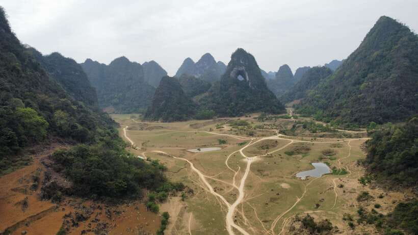 Ban Gioc Waterfall - God Eyes Mountain 1 Day By Car - Ban Gioc Waterfall from the river
