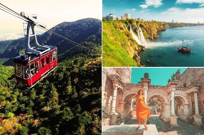 Belek /Antalya : City Tour w/ Waterfalls & Boat Trip & Cable Car - Lower Duden Waterfalls from the panorama point