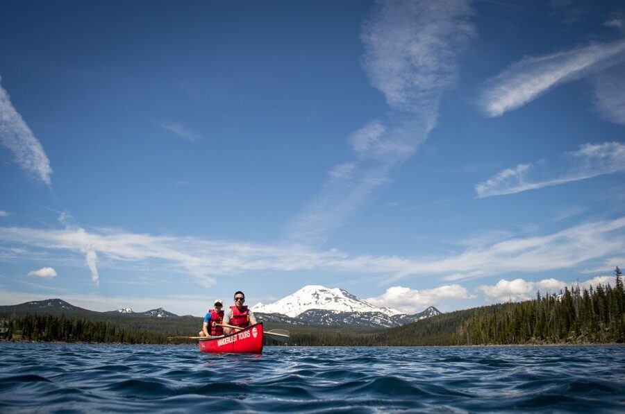 Bend: Half-Day Brews & Views Canoe Tour on the Cascade Lakes - A seasonal change in May and October