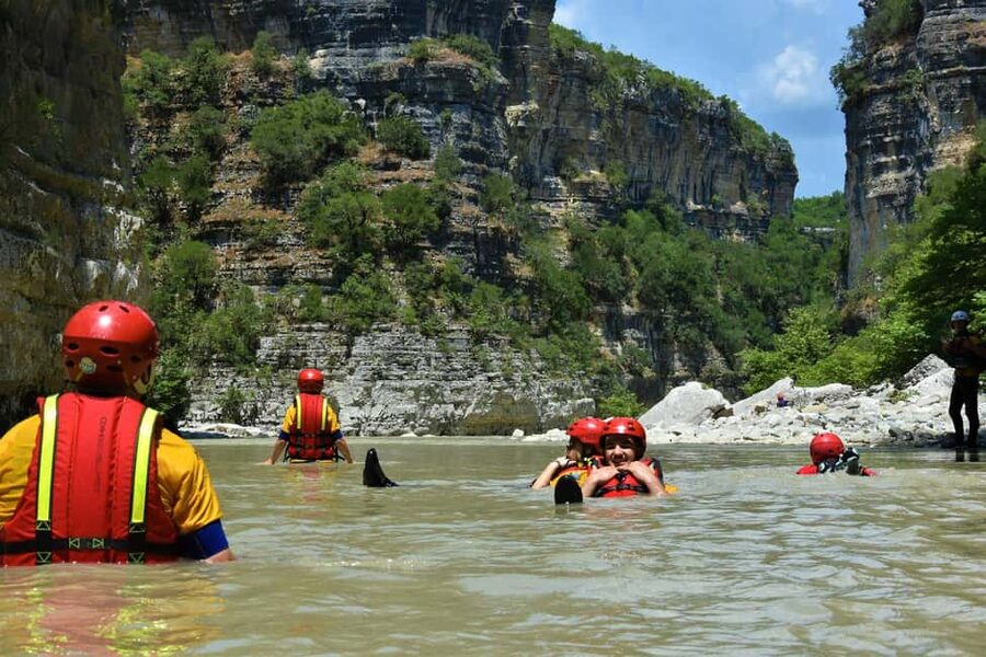 Berat: Osumi Canyon Exploration & Waterfalls with Equipment - Getting fitted for the river