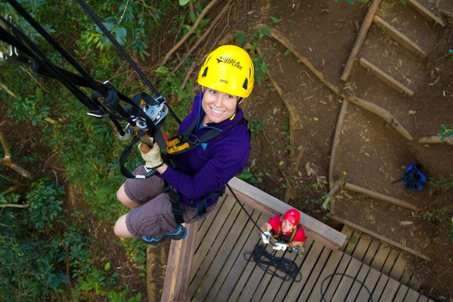 Big Island: Full-Day Kohala Zipline and Waterfall Adventure - The waterfall walk shows a different Kohala