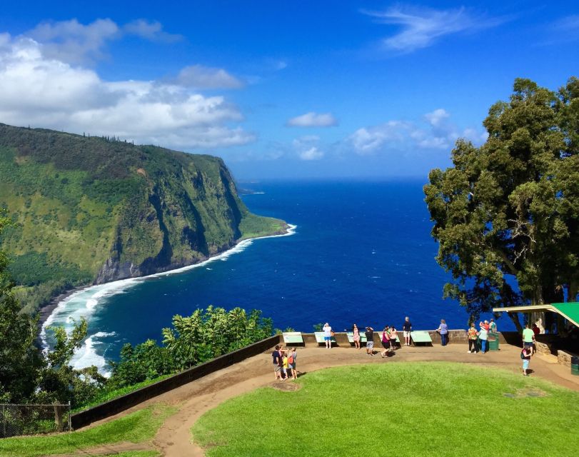 Big Island: Waterfall Tour with Swimming & Botanical Garden - Waipio Valley starts the day with a grand view