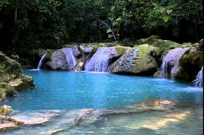 Blue Hole and Dunn’s River Falls Tour with Lunch and Cocktails at Reggae Hill - Three Jamaican water experiences in one day