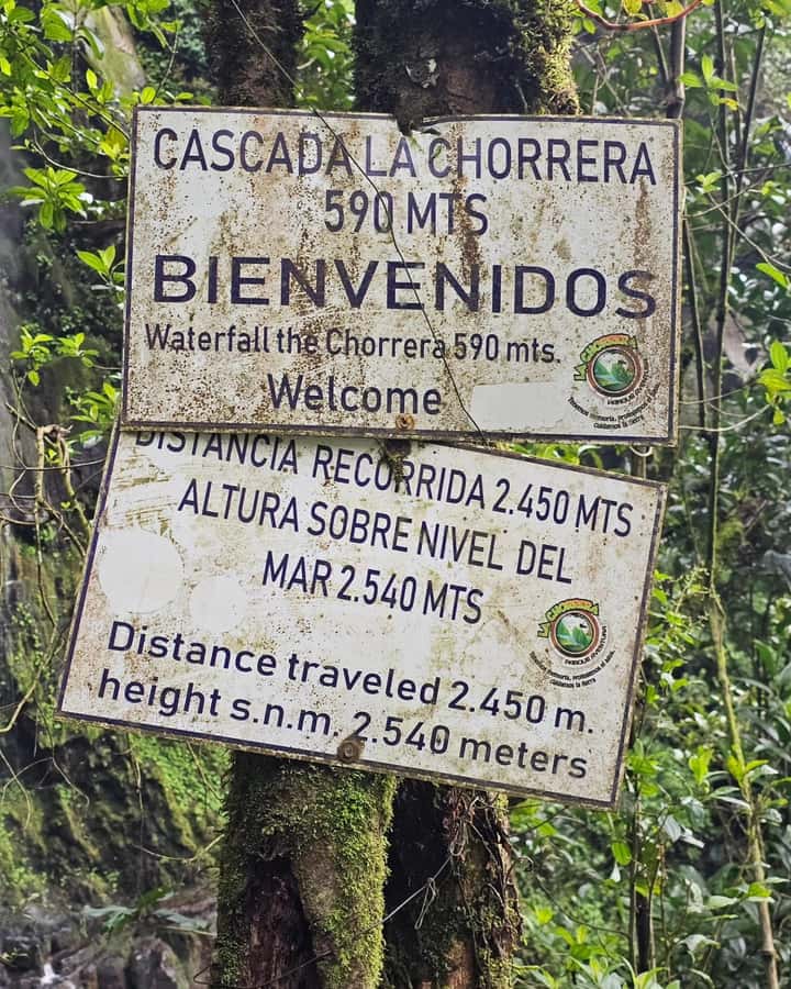Bogota: Hike to La Chorrera Waterfall, El Chiflón and Guadalupe Hill - El Chiflón: a short walk with a close-up reward