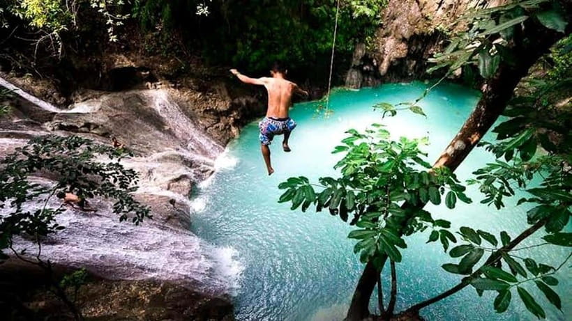 Bohol: Waterfall Hopping & Secret Jungle Trails Guided Tour - Rice fields, mountain views, and the first trail