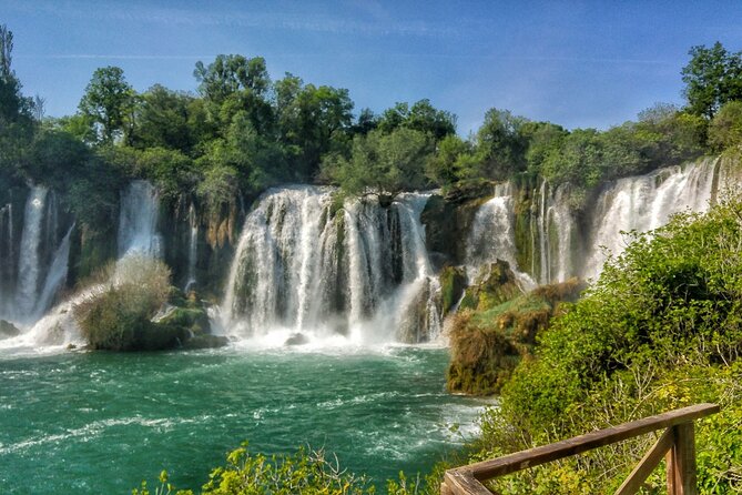 Bosnia Day Trip: Mostar and Kravice Waterfalls by Luxury Minibus - Kravice Waterfalls bring a change of pace