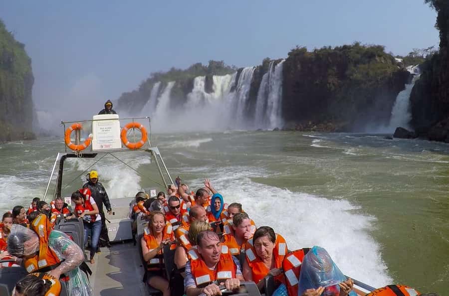 Buenos Aires: Iguazú Falls with Boat Ride & Optional Flight - Entering Iguazú National Park with a local guide