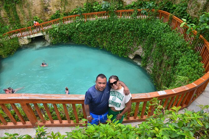 Buggy Adventure, Zipline Mega Splash and Waterfall Pool at Bavaro Adventure Park - Swimming in the waterfall pool