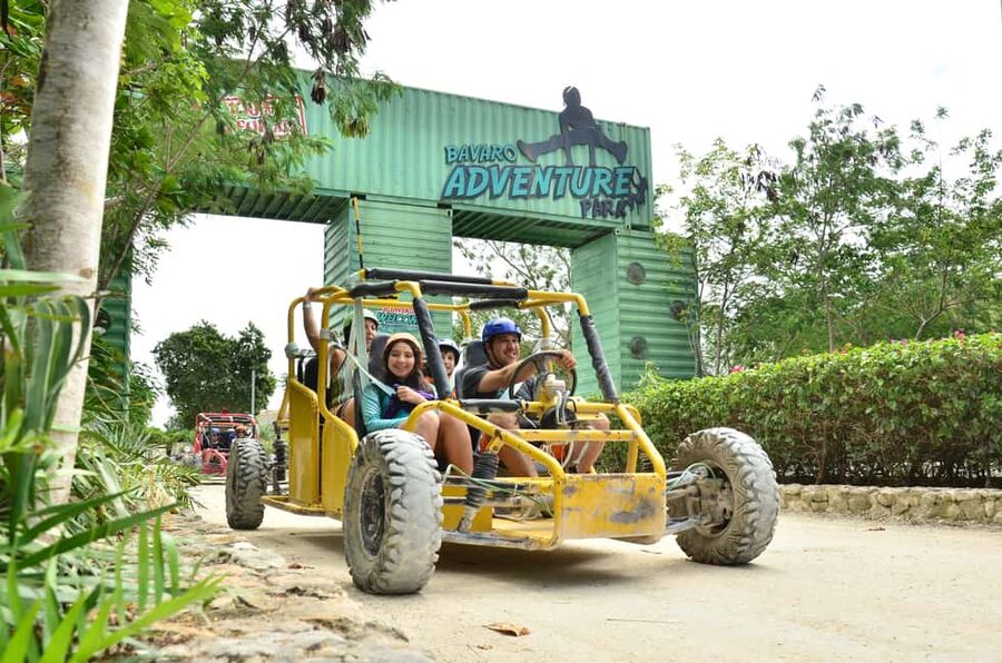 Buggy Ride, Zipline Splash & Waterfall Pool Combo with Lunch - The off-road buggy route inside an abandoned mine