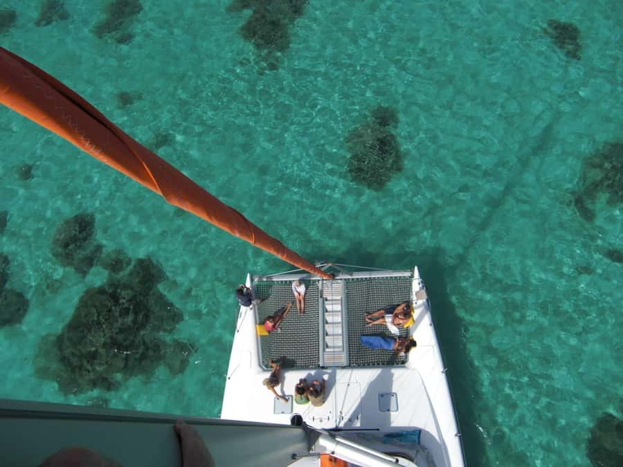 Catamaran Trip to Ile au Cerfs with Lunch and GRSE waterfall - Snorkeling in the clear east-coast lagoon