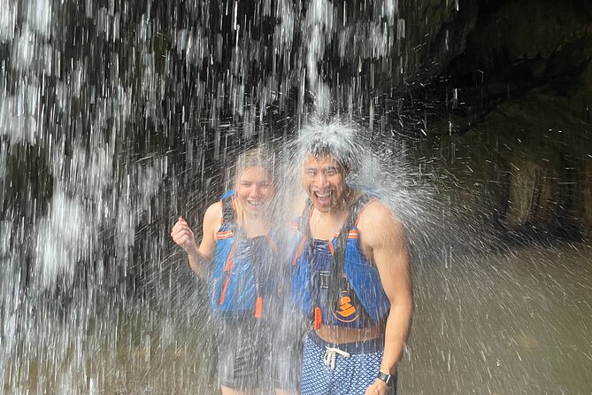 Cave, Waterfall and River Adventure in Charco Azul from San Juan - Swimming through the Arenales Caves