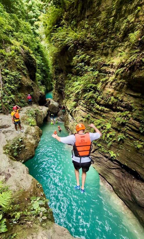 Cebu: Kawasan Canyoneering with Ziplining Adventure - From Moalboal to the Kawasan gear-up point