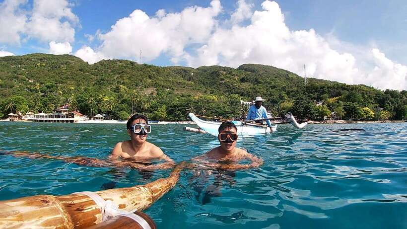 Cebu: Whale Shark Swim, Kawasan Falls & Moalboal Sardine Run - Kawasan Falls: a short walk to blue-green water