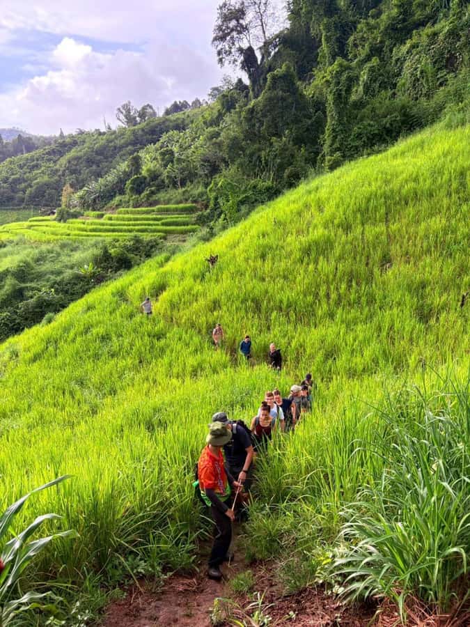 Chiang Mai: 2-Days Jungle Trek, Waterfalls and Karen Village - The White Karen cottage and an evening by the fire
