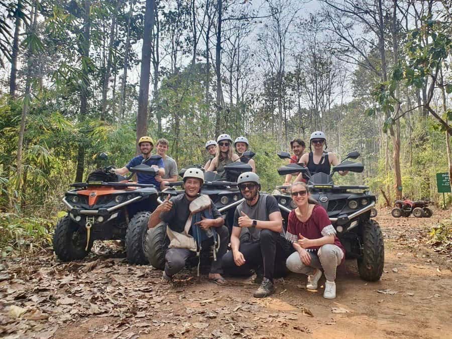 Chiang Mai: ATV, White Water Raft, & Sticky Waterfall Tour - Maetang River rafting for about five kilometers