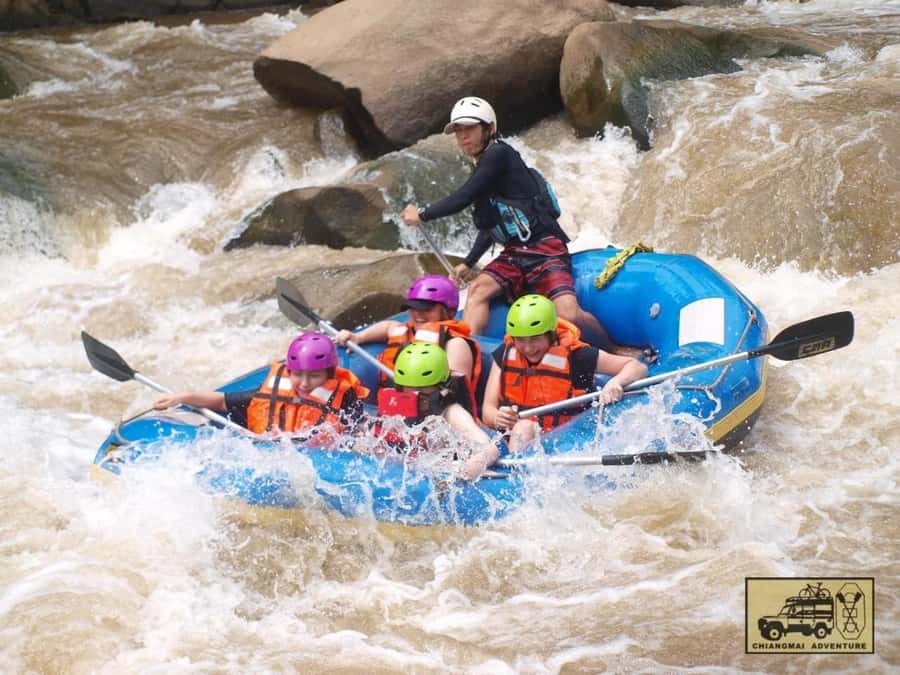 Chiang Mai: ATV, White Water Raft, & Sticky Waterfall Tour - Transport, timing, and the real value of the day