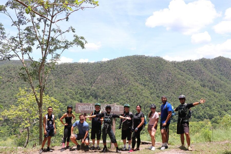 Chiang Mai: Boat Ride and Cycling Tour to Sticky Waterfall - The 45-minute ride to the trailhead