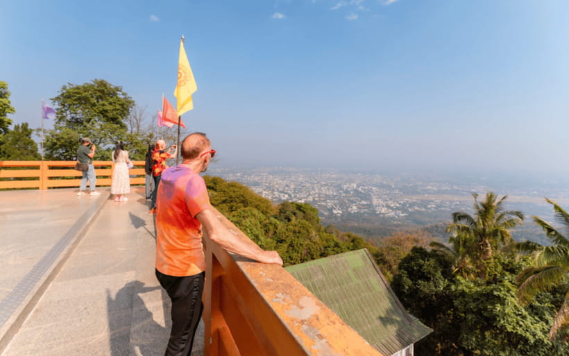 Chiang Mai: Doi Suthep Temple and Waterfall by Songtaew Trio - Wat Pha Lat: the quiet stop worth savoring