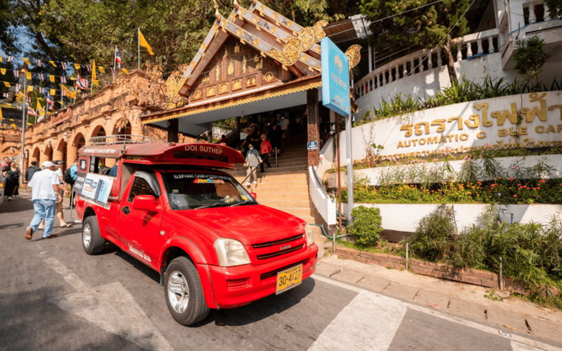 Chiang Mai: Doi Suthep Temple and Waterfall by Songtaew Trio - How the value works at $13