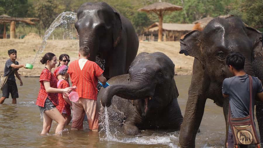 Chiang Mai: Elephant care & Long Neck &Sticky Waterfall Tour - The Karen Long Neck village: cultural context and a market stop