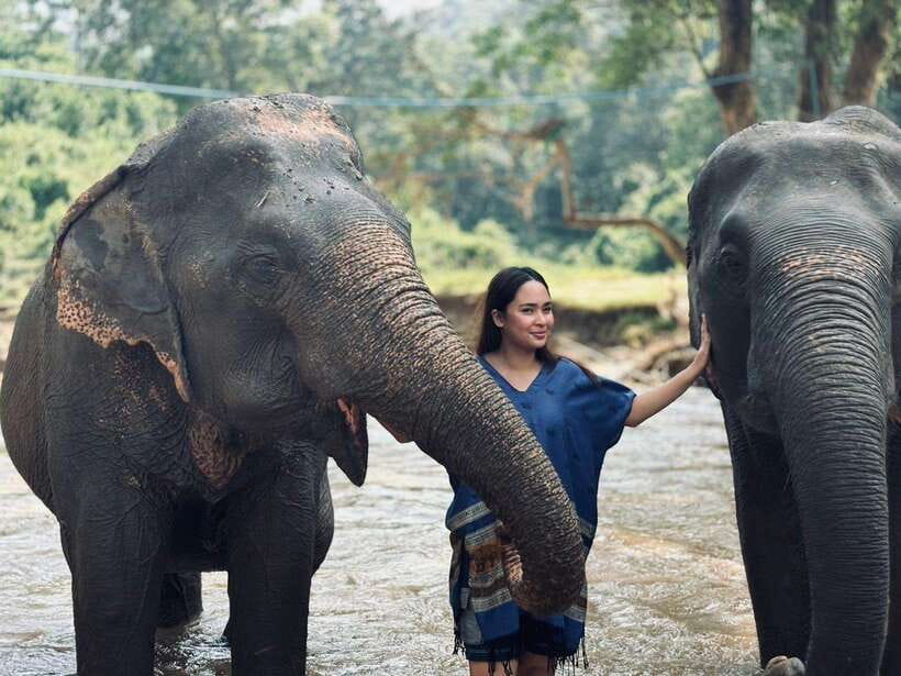 Chiang Mai: Elephant Sanctuary, Long Neck & Sticky Waterfall - Preparing herbal treats at the elephant sanctuary