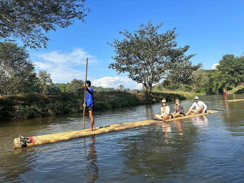 Chiang Mai: Elephant Sanctuary, Waterfall & Bamboo Rafting - Guides, photographs, and the pace of the day