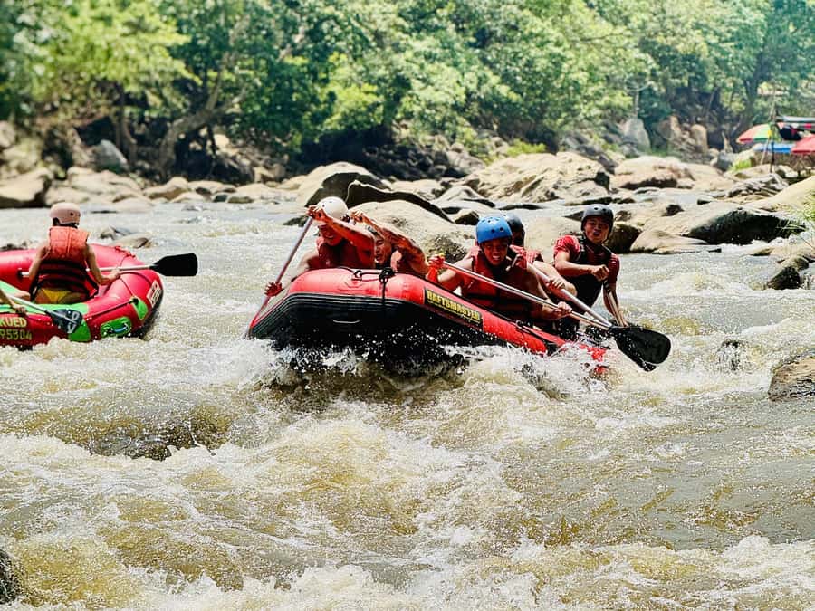 Chiang Mai: Sticky Waterfall and Rafting Day Trip - The Mae Taeng River rapids, about 40 to 50 minutes