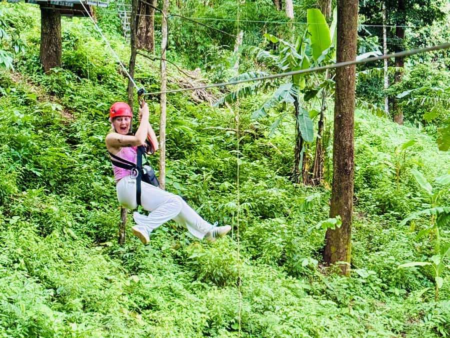 Chiang Mai: Sticky Waterfall and Zipline Adventure Day Trip - What the 24-zipline course is really like