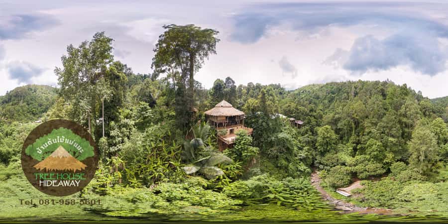 Chiang Mai: Sticky Waterfall & Caves Tour w/ Treehouse Stay - Lunch on the treehouse terrace