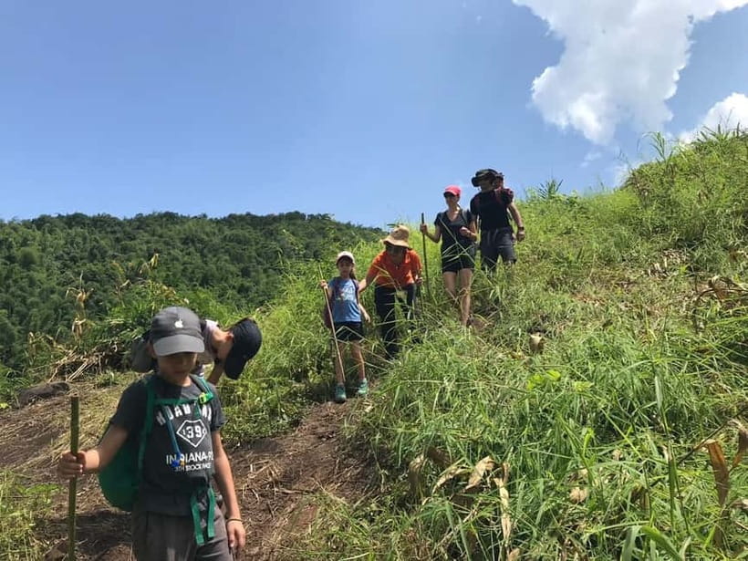 Chiang Rai Trek: 4 Hilltribes Villages & Waterfall Only Walk - Akha farmland and open mountain views