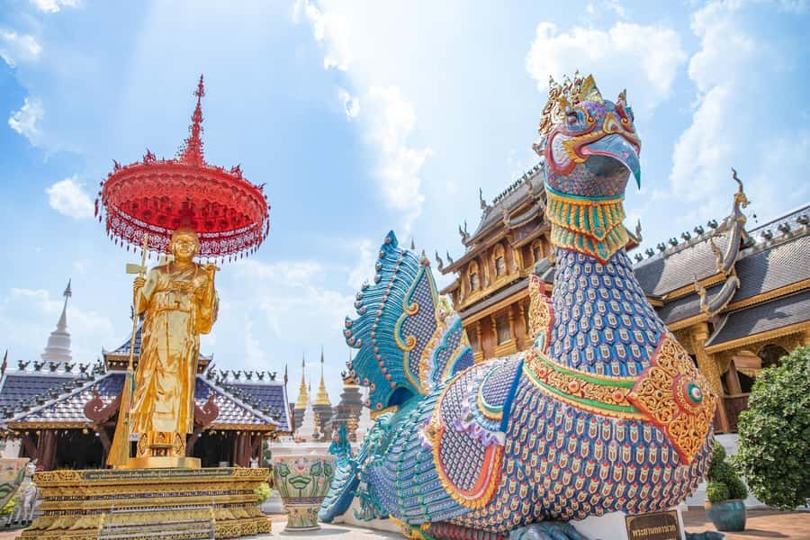 Chiangmai : Sticky waterfall & Land of angels & Wat ban den. - How the transport and timing work