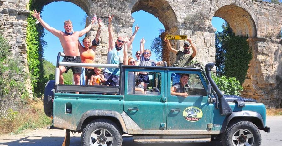 City of Side: Green Canyon Jeep Tour, Boat Trip & Waterfall - Turkish lunch, tea, and a taste of local routine