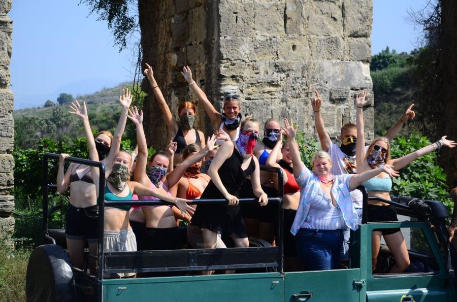 City of Side: Green Canyon Jeep Tour, Boat Trip & Waterfall - The waterfall stop on the way back