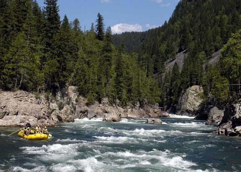 Clearwater BC Rafting with time for a waterfall Tour - What the Class II to IV rating means for you