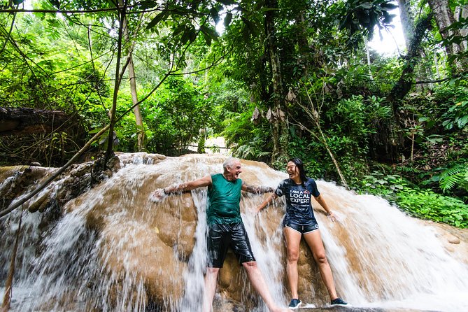 Climb Sticky Waterfall Like a Spiderman - Swimming, photos, and time at the falls
