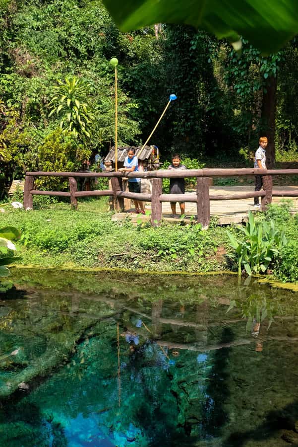 Climb Sticky Waterfall Like Spiderman - Swimming, snacks, and lunch after the climb