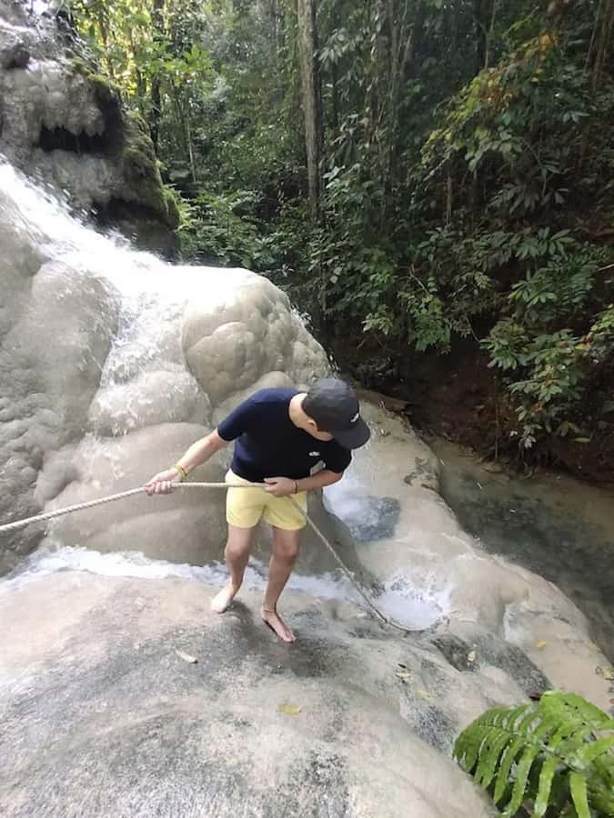 Climb Sticky Waterfall Like Spiderman - What the $70 price includes