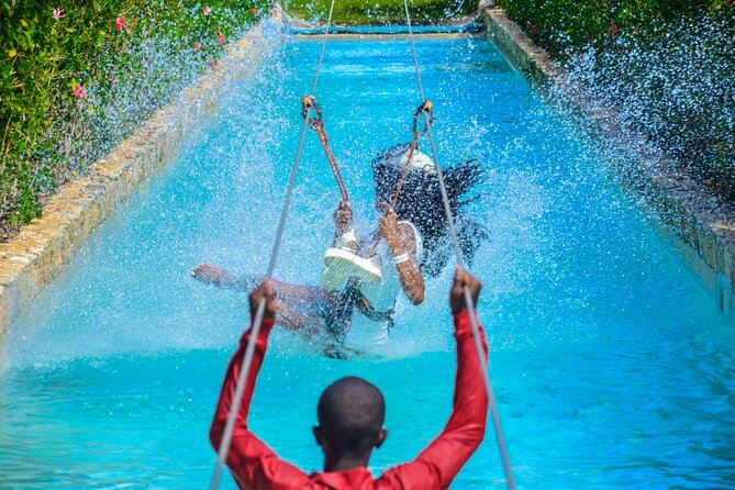 COMBO: Zip Line, Cenote Blue Lagoon, Jungle River &Waterfall Pool - A four-hour mix of speed and water