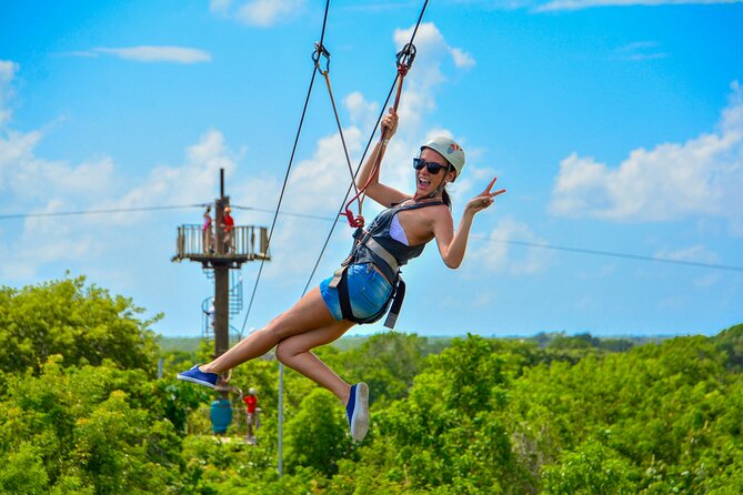 COMBO: Zip Line, Cenote Blue Lagoon, Jungle River &Waterfall Pool - The Waterfall Pool adds an easy finish
