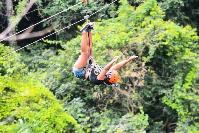 Combo Zipline & Waterfalls - A half-day built around motion and water