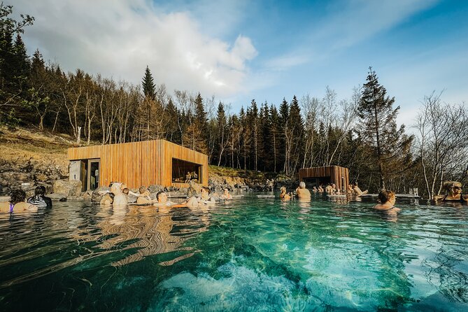 Cruise Tour Godafoss Turf Houses and Forest Baths Small Group - Forest Lagoon: the warm finish