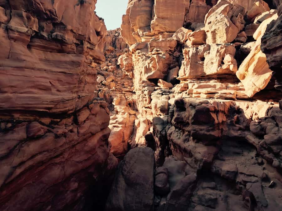 Dahab Safari from Sharm El-Sheikh: Canyon Salama & Blue Hole - The Blue Hole morning begins with a long view