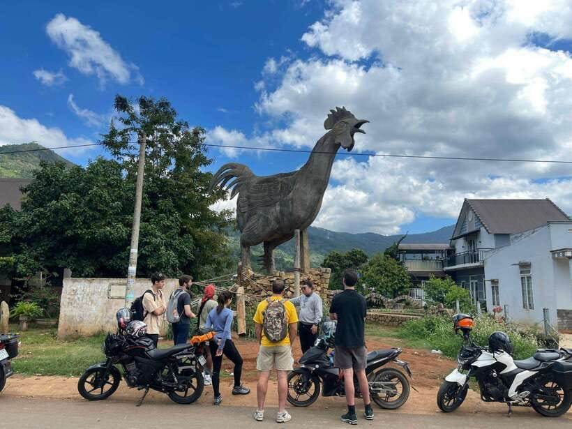 Dalat: MOTORBIKE TOUR TO PONGOUR FALLS- SILK- COFFEE FARM - K’ho village and the human side of the route
