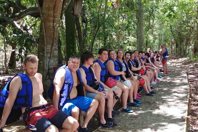 Damajagua Waterfalls Adrenalin Adventure Amber Cove-Taino Bay - Sliding and jumping through the waterfalls
