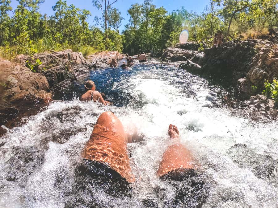 Darwin: Litchfield National Park Waterfalls & Wildlife Tour - Batchelor breaks up the drive