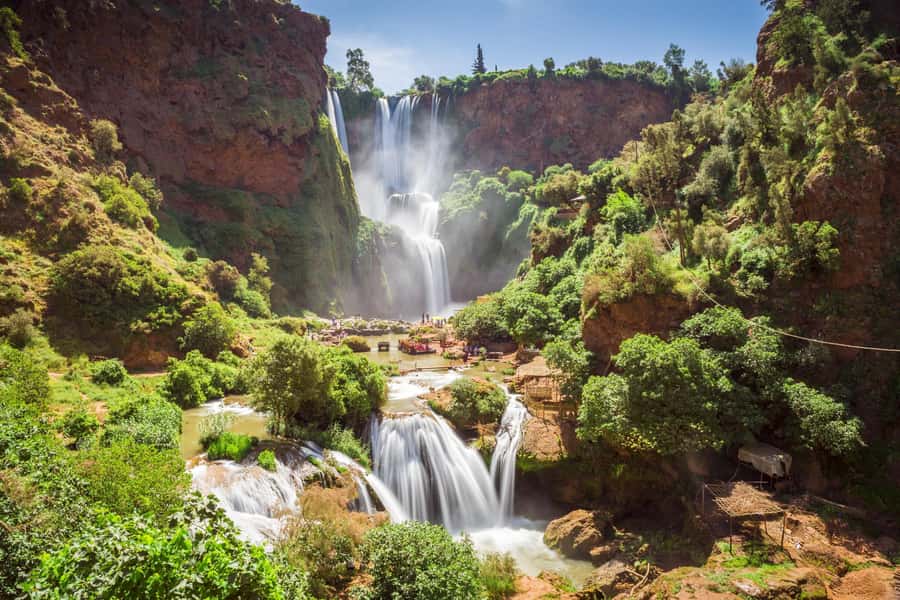 Day Trip To Ouzoud Waterfalls & Boat Ride From Marrakech - Reaching the 110-meter Ouzoud Waterfalls