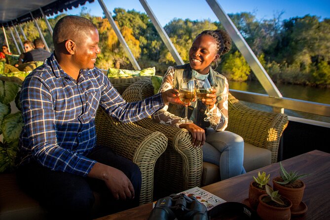 Dinner Cruise on the Zambezi River, Victoria Falls - A four-course dinner with drinks included