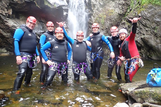 Discover Canyoning at Bruar Falls - Watching from the path while the action unfolds