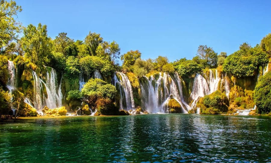 Dubrovnik: Mostar & Kravica Waterfalls Day Trip - Kravica Waterfalls and the one-hour time limit