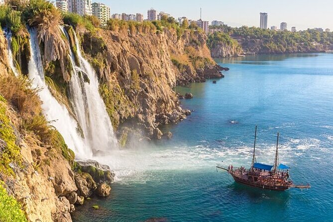Duden Waterfall Boat Trip with Pickup, Lunch & Swimming Break - Lunch on board: simple, filling, and practical